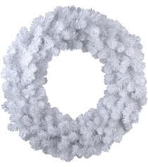 Biely vianočný veniec ´Snehová vločka´ 30 cm