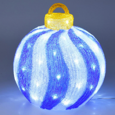 LED svetelná akrylová guľa